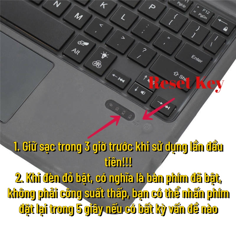 Bàn Phím Bluetooth Không Dây Kèm Bàn Phím Cảm Ứng Cho Microsoft Surface Pro 3 4 5 6 7 | BigBuy360 - bigbuy360.vn