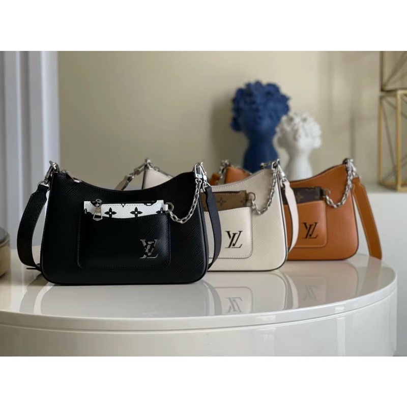 Set túi cao cấp Marelle kèm ví tròn size 23 Hàng full 2 box