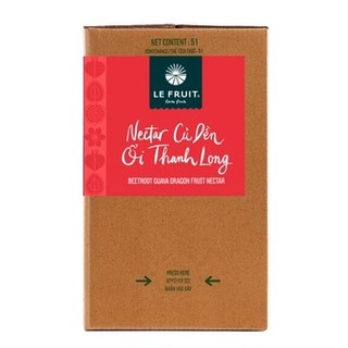 NECTAR CỦ DỀN, ỔI, THANH LONG #LEFRUIT - Hộp 5L