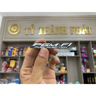 Tem Chử PGM Fi ( Future 21 Led ) xe Đen Nhám ( 1 miếng )