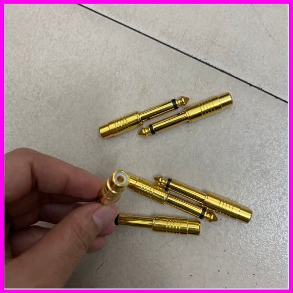 Đầu chuyển đổi rắc loa từ 3.5 sang 6.5 dùng cho dây âm thanh của micro, tai nghe, sound card, mixer