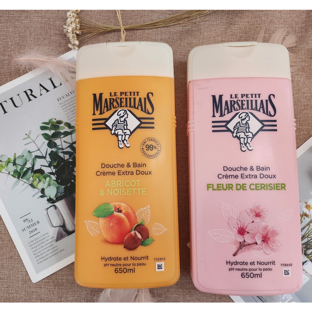 Sữa Tắm Le Petit Marseiliais Nội Địa Pháp 250ml 650ml