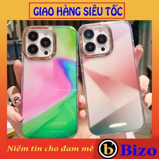Ốp điện thoại iphone màu gradient lấp lánh mạ điện cho iphone 13 12 11 pro max iphone 13 pro 12 pro xs max xr x
