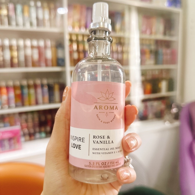 Auth US_ LOVE ROSE & VANILLA _ Xịt Thơm Body - Gối Mist Oil AROMA