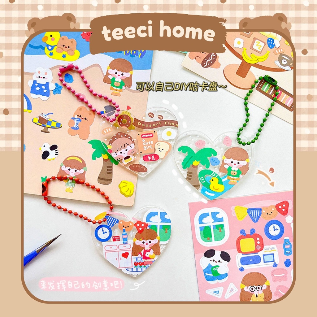 &lt;Video Review&gt; Bộ Tấm Sticker Nhũ Dán Trang Trí Ảnh Idol Hàn Quốc Bộ Hình Dán Trang Trí Sổ Tay Nhật Ký Điện Thoại Y005