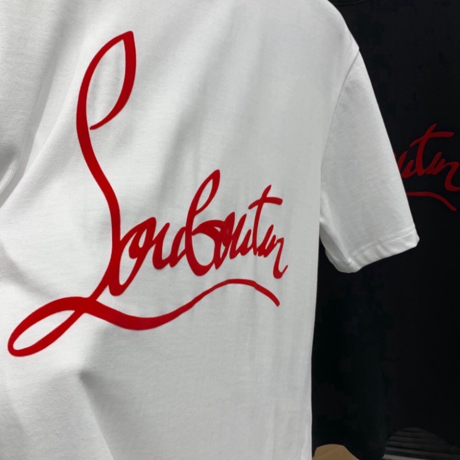 Áo Thun Louboutin Cao Cấp. Áo Phông Nam Nữ Loubotin In 2 Mặt Hàng Siêu Cấp Hotrend 2023