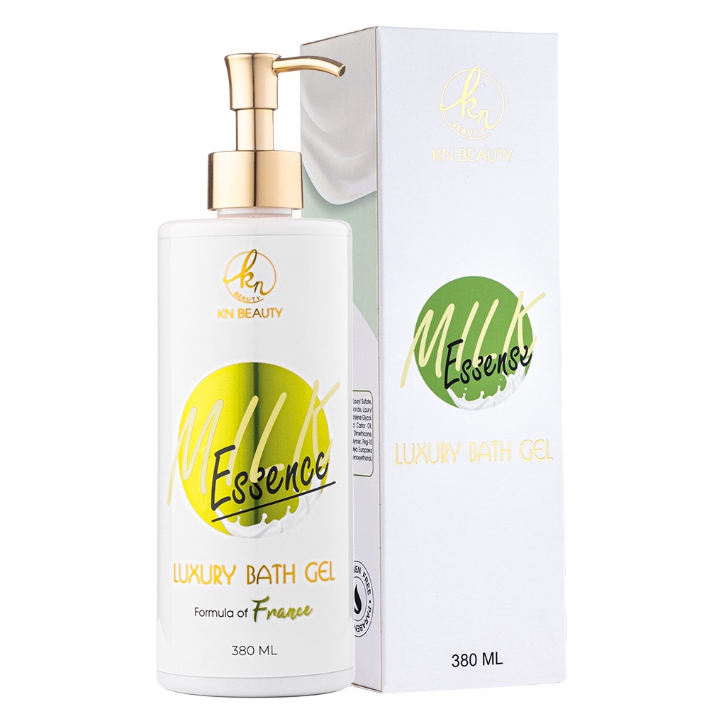 Sữa tắm tinh chất Sữa & Dầu Ô liu KN Beauty – Luxury Bath Gel MILK essence 380ml