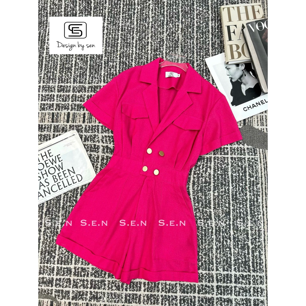 Jump cổ vest cúc eo - 𝗗𝗲𝘀𝗶𝗴𝗻 𝗯𝘆 𝗦𝗲𝗻 ❣️ | BigBuy360 - bigbuy360.vn