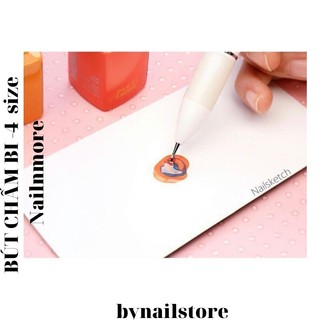 [Nailnmore] Bút chấm bi tạo kiểu móng tay Multi dotting pen 4 way (1pcs)