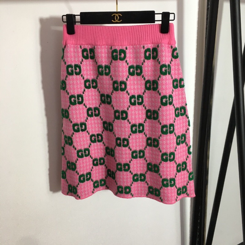Chân váy dệt kim mẫu mới GC Gucci cao cấp có 3 màu
