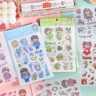 Set 4 Tấm Sticker Trang Trí Honghui