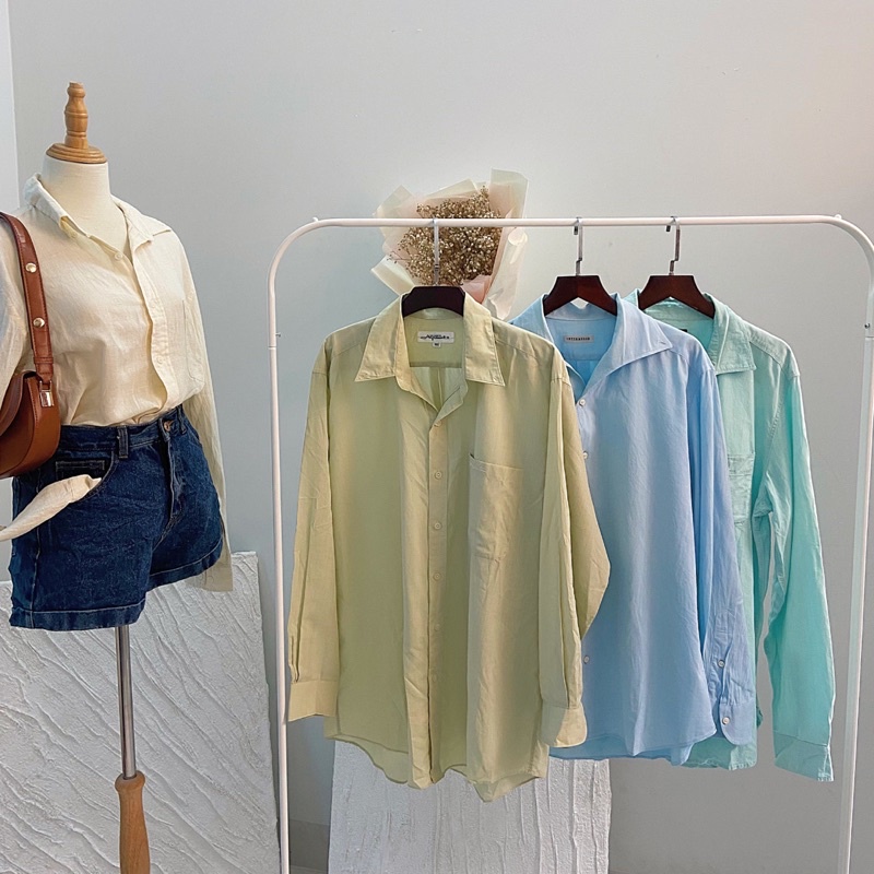 Sơ Mi 2 hand oversize