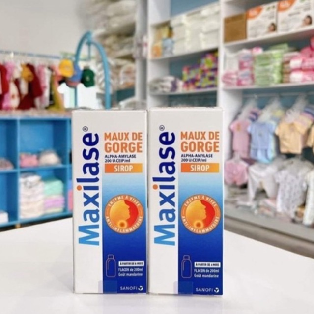 Siro Trái Cây Sanofii Maxilase Pháp Cho Bé