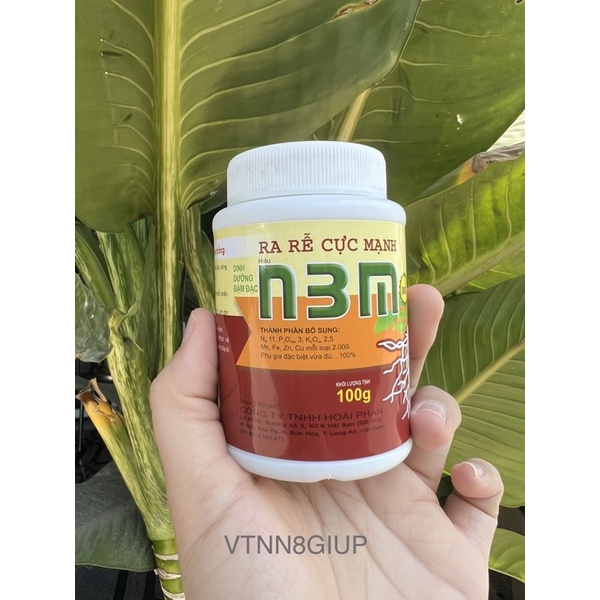 Ra Rễ Cực Mạnh N3M 100g - KÉO ĐỌT MẠNH, MẬP ĐỌT, LÁ XANH MƯỚT - NỞ BỤI - ĐẺ NHÁNH, RA RỄ CỰC MẠNH