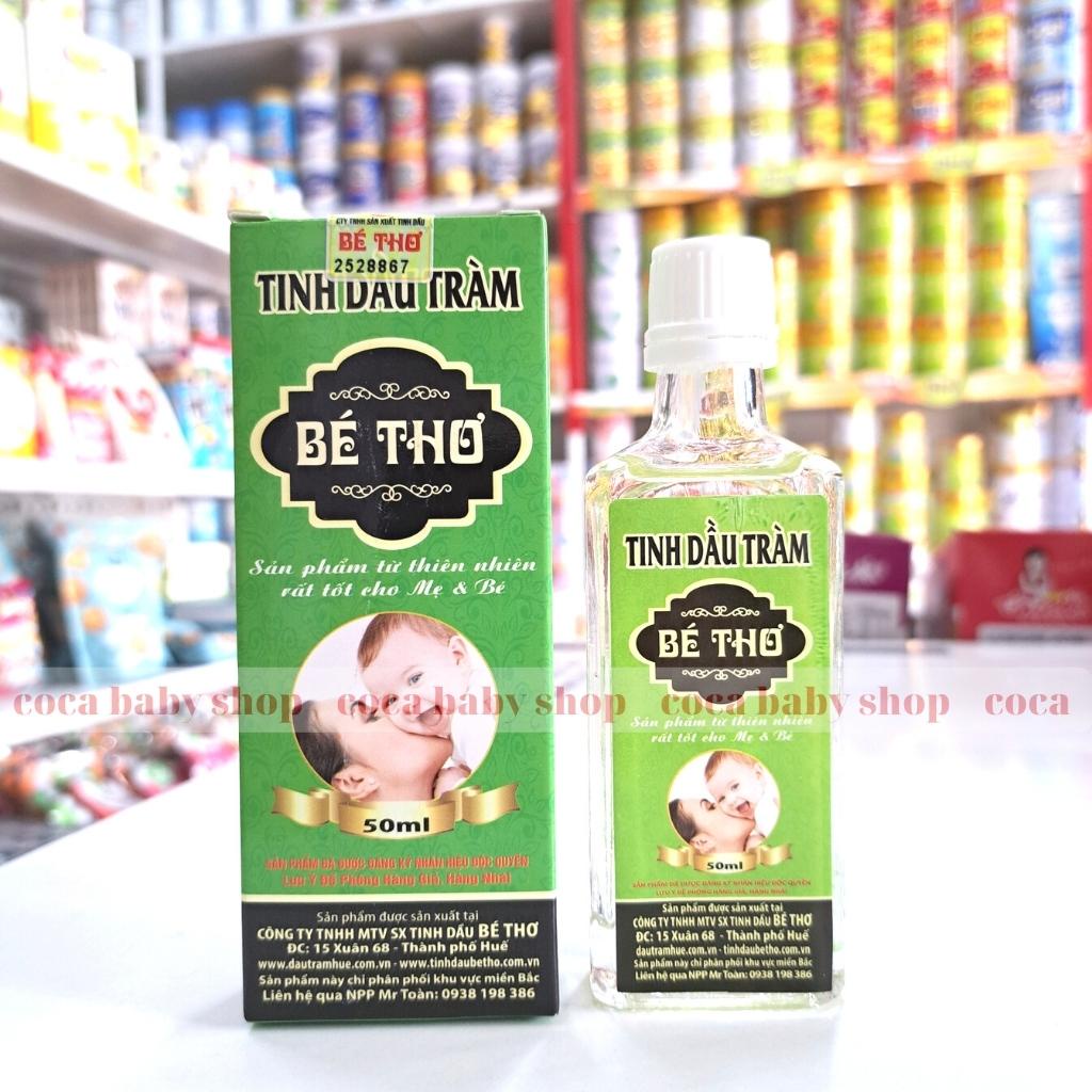 Tinh Dầu Tràm Huế Bé Thơ An Toàn Cho Bé Từ Sơ Sinh, Mẹ Bầu 50ml-100ml