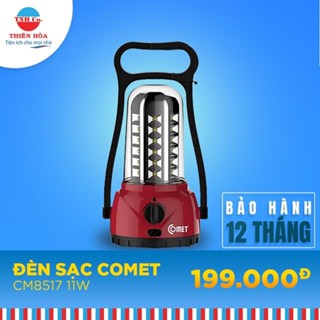 Đèn Sạc Tích Điện LED Comet CM8517 3.6W Đèn Pin Sạc Xoay 180 Độ, Điều Chỉnh Độ Sáng