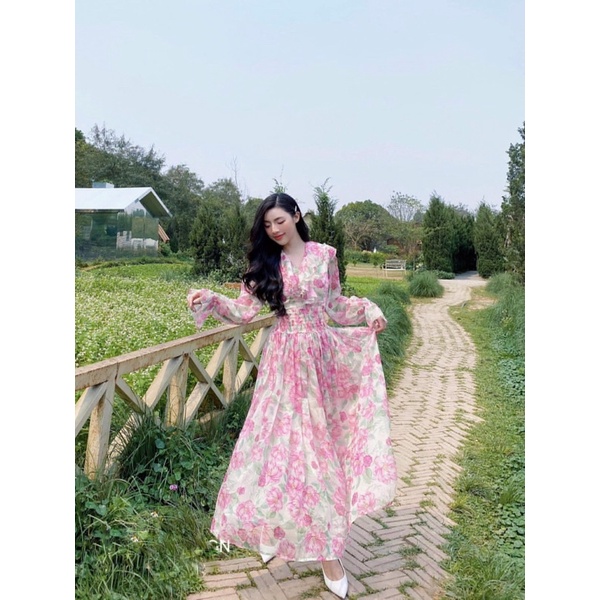 Váy voan tơ chun eo siêu xinh