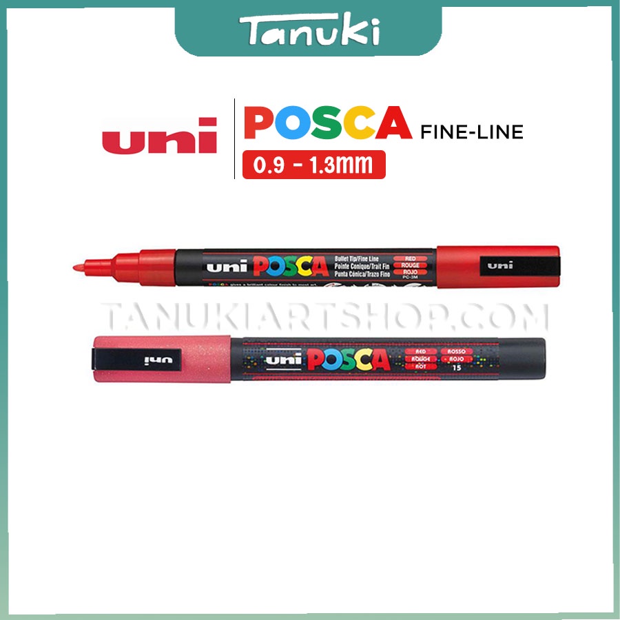 Bút Uni Posca (Đầu 3M) (Bảng 1)