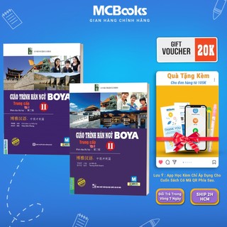 Sách - Combo Giáo trình hán ngữ Boya trung cấp II bộ 2 tập ( tập 1 , tập 2 phiên bản mới nhất 2021 ) Mcbooks