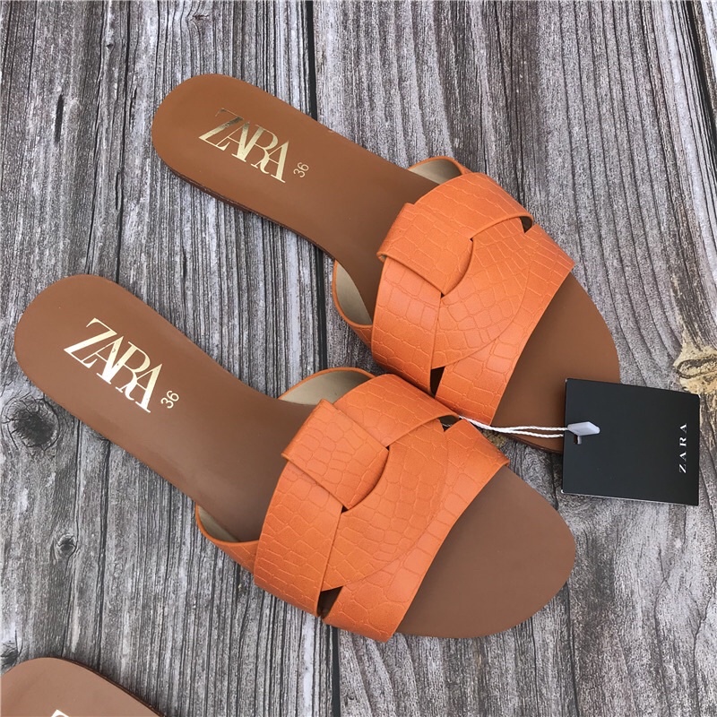 🍀HÀNG SẴN🍀Dép Za.Ra Quai Đan 3 Màu