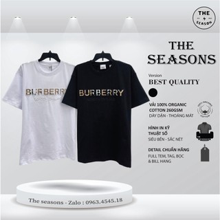 Áo Thun Burberry Embroidered Thêu Logo Hàng siêu Cấp The.Sesons