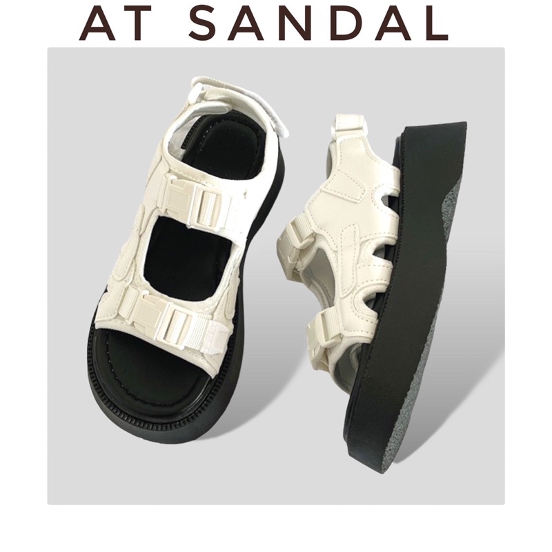 Giày sandal nữ - NARY SANDAL đế bánh mì cao 5cm chất da PU cao cấp phong cách ulzzang style hàn quốc đẹp