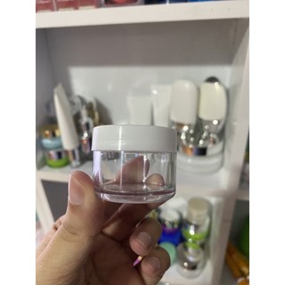 Combo 100 Hũ nhựa trong nắp trắng 20gr 50gr