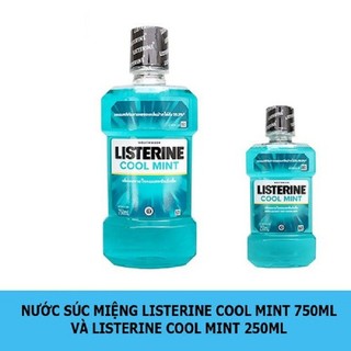 Nước súc miệng listerine thái lan 750ml+250ml