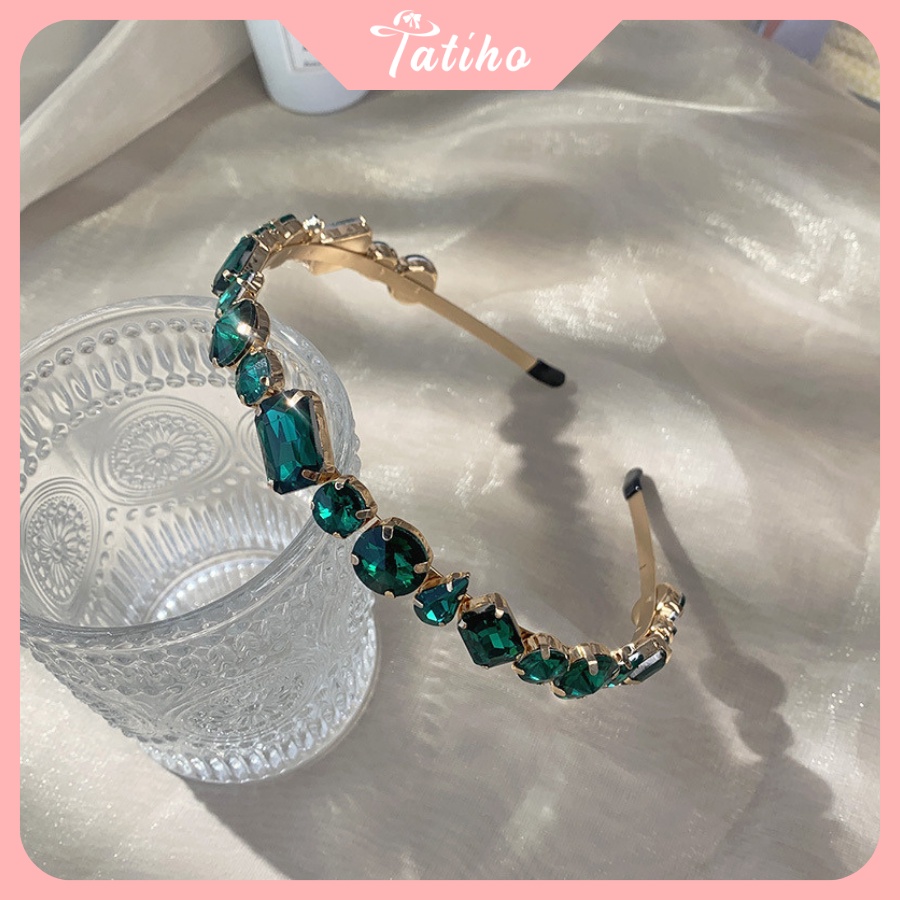 Cài Tóc Băng Đô Đính Đá Pha Lê Phong Cách Vintage Thời Trang Hàn Quốc Basic Hottrend  - TATIHO - Mã CT015