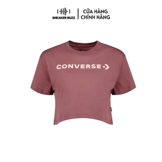 Áo converse puff logo cropped tee seasonal 10021656-a10