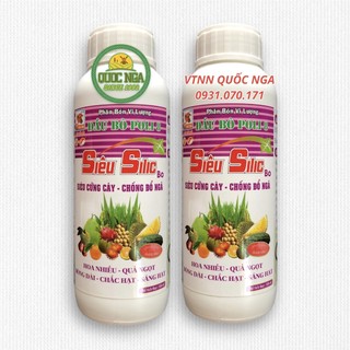 PHÂN BÓN LÁ VI LƯỢNG SIÊU SILIC-BO [SIÊU CỨNG CÂY - CHỐNG ĐỔ NGÃ]