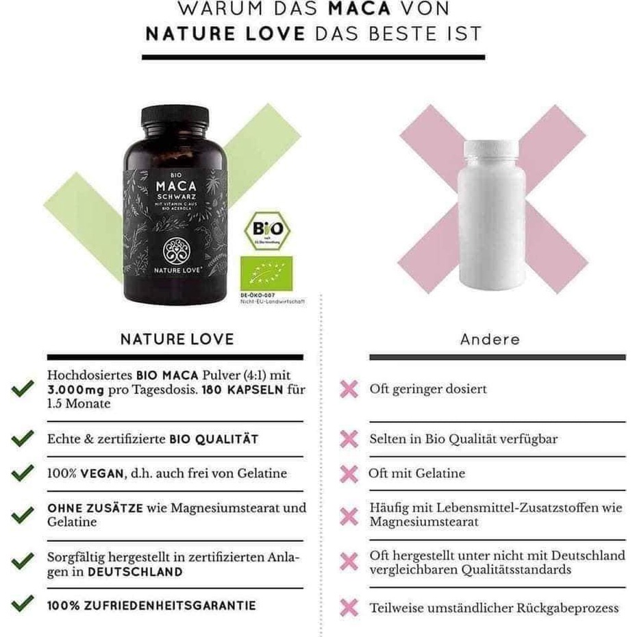 TPBVSK tăng cường sinh lý nam/nữ an toàn và hiệu quả #NatureLove Bio Maca