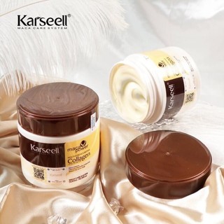Hấp collagen Karseell Maca siêu phục hồi tóc nát hũ 500ml