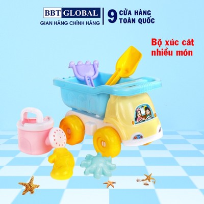Đồ chơi xúc cát, hạt muồng ô tô và dụng cụ 733A-305 - Dùng để chơi xúc cát, hạt muồng, hạt gỗ, hạt nhựa