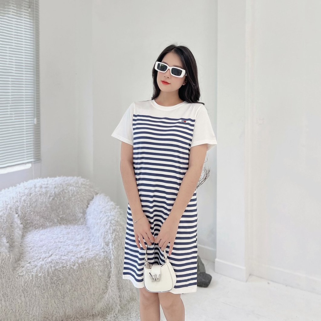 Đầm Suông Tom.my Hàng VNXK, Chất Vải Mềm Mịn, Thoáng Mát, Có Kèm Hình Thật D2017