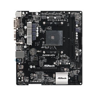 Bo mạch chủ b450m hdv tháo máy. mainboard asrock b450m hdv qua sử dụng