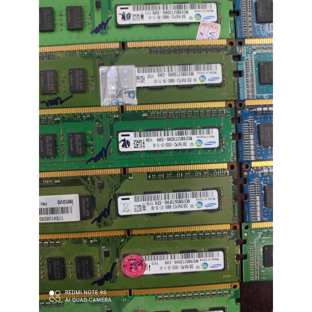 Ram DDR3 2GB Bus 1600 1333 tháo máy, chân vàng, còn đẹp