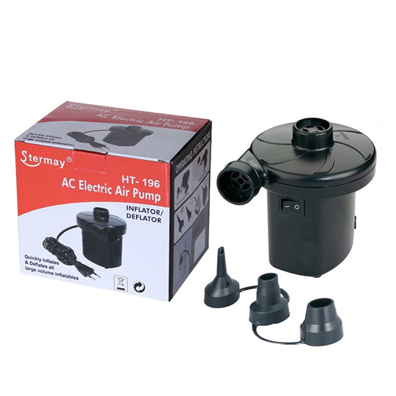 Máy bơm điện 2 chiều cao cấp, Bơm hút chân không, Bơm điện 2 chiều dùng cho đồ hơi lớn như bể bơi phao bơi