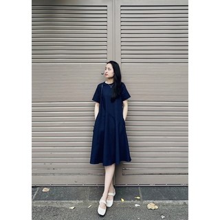 Đầm Larie phối tà xéo