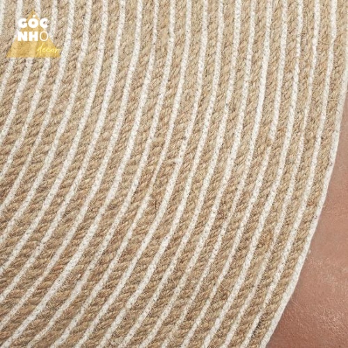 Thảm Cói, Thảm Đay Tròn Trải Sàn Decor Nhà Cửa