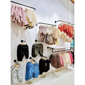 GIÁ T  treo quần áo cho shop - thanh treo quần áo hình chữ T, treo đồ mẫu nổi bật, treo áo hoặc treo quần