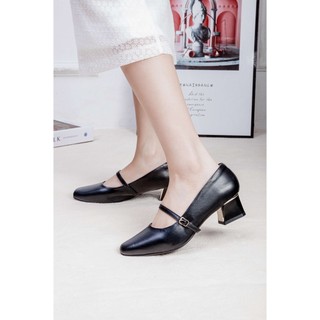 Giày Cao Gót 3cm Quai Cài Ngang Pixie X840