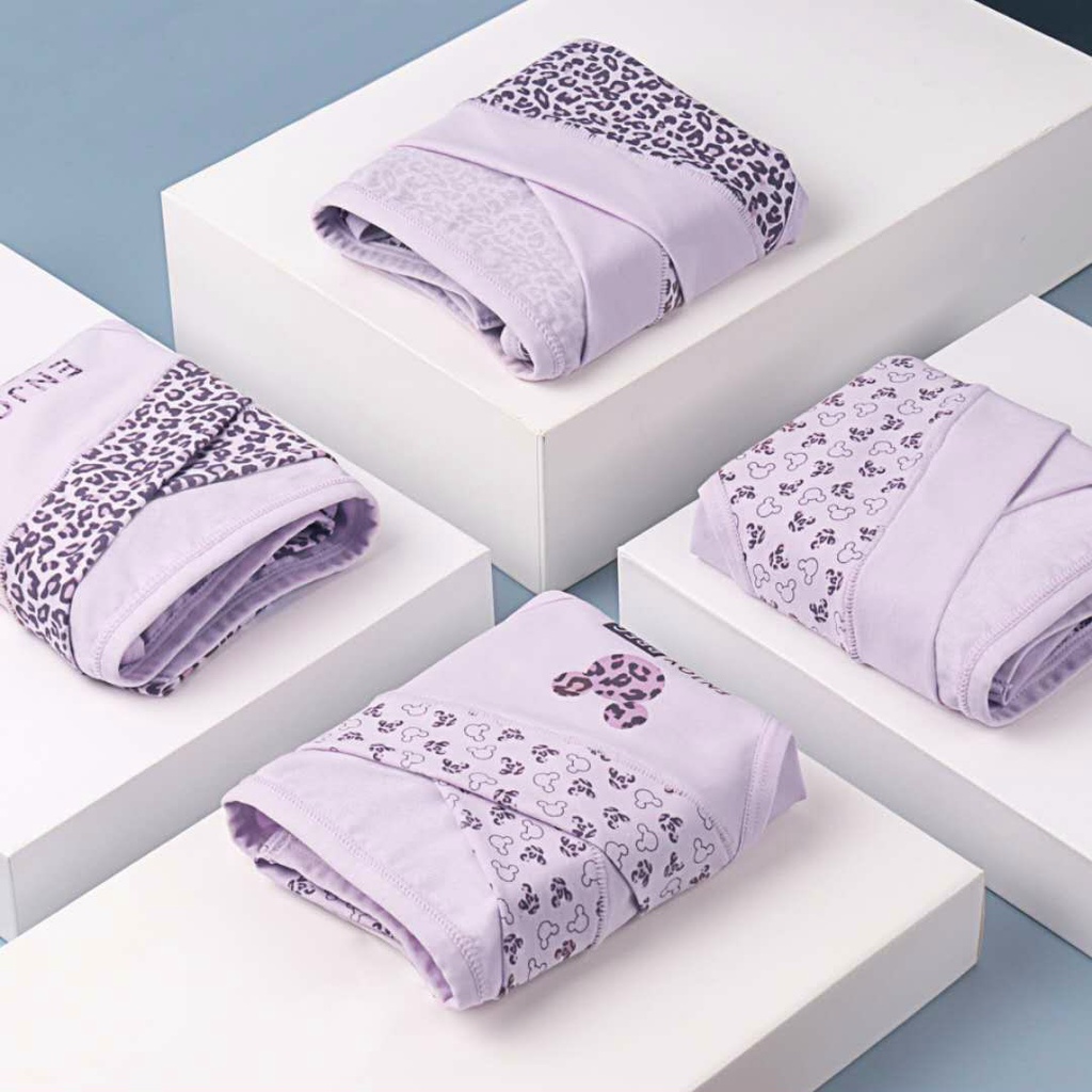 Quần lót bầu cạp chéo kháng khuẩn cotton chất đẹp COMBO 4 QUANBAU01