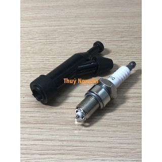 Bugi và Chụp bugi 4 thì máy xăng 5.5HP/6.5HP/7.5HP (Động cơ 160/168/170)