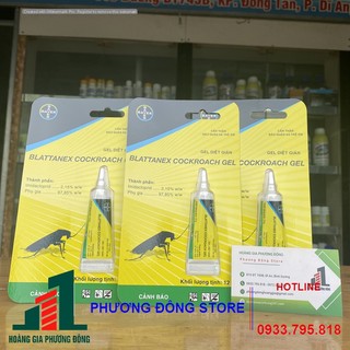 Thuốc diệt gián Blattanex Cockroach Gel tuýp 12g - diệt gián hiệu quả