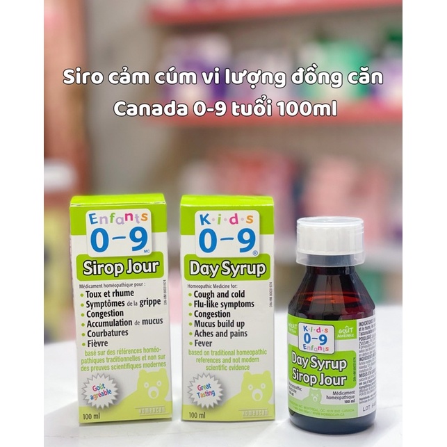 Siro cảm cúm Canada 100ml (0-9t)