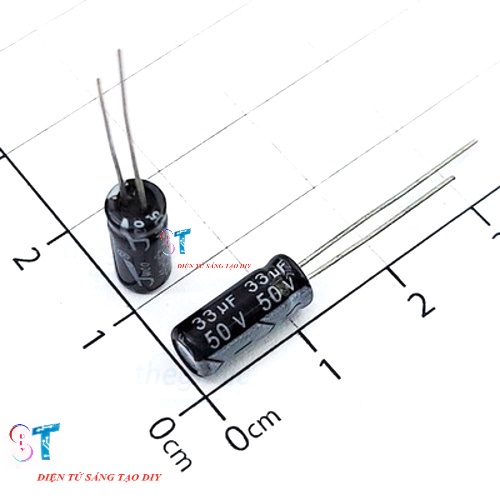 Tụ Hóa 50V 3.3UF 5X11MM Tần Số Cao