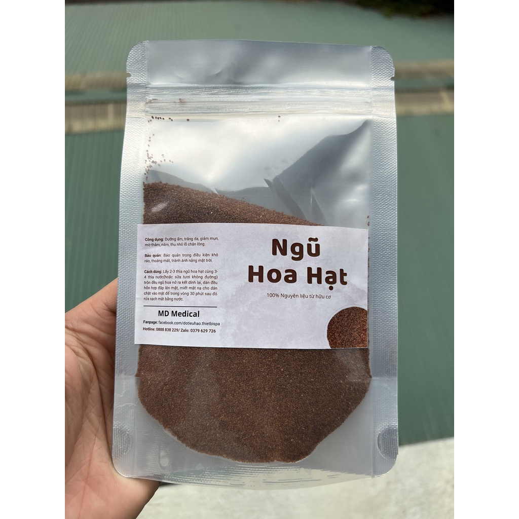 500g ngũ hoa hạt đắp mặt, mặt nạ ngũ hoa giúp giảm mụn, mờ thâm, hạt đình lịch nguyên chất