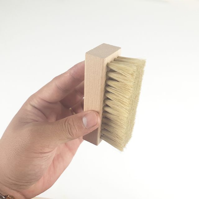 Bàn Chải Đánh Giày Lông Heo & Lông Nhựa PP Bản Cho Giày Vải Sneaker XIMO