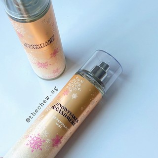 Xịt thơm toàn thân bath&bodyworks snowflake & cashmere